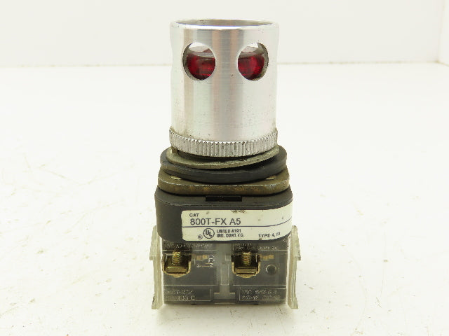 Allen Bradley 800T-FXA5 Red Pilot Indicator Light 30mm