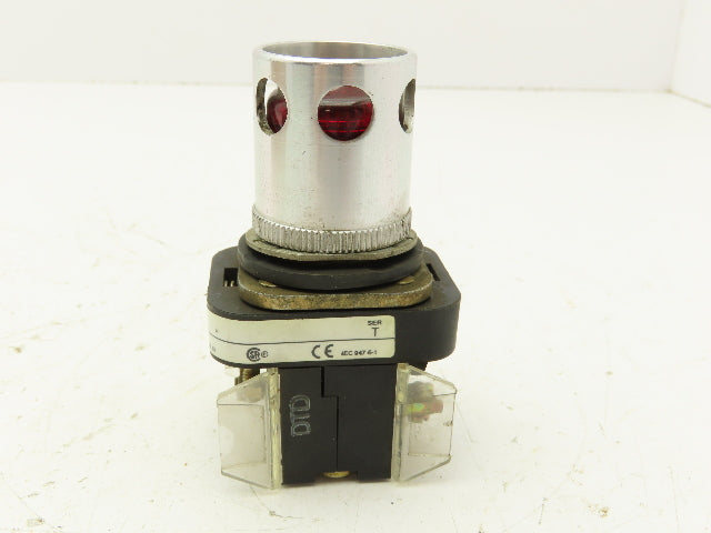 Allen Bradley 800T-FXA5 Red Pilot Indicator Light 30mm