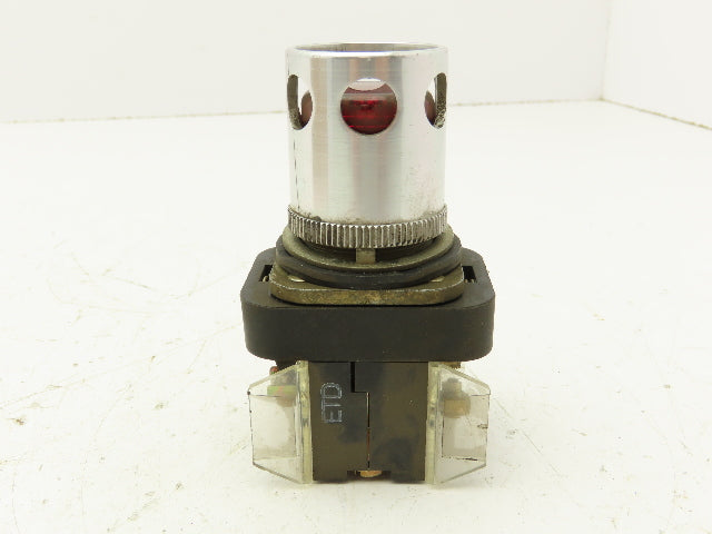 Allen Bradley 800T-FXA5 Red Pilot Indicator Light 30mm
