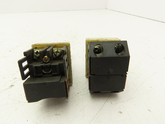 Fuji Electric AH25-12 Keyed 2-Position Selector Switch Lot of 2