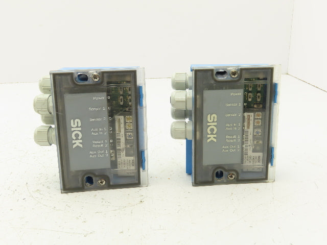 SICK CDB620-001 Barcode Scanner Connection Box I/O Module Lot of 2