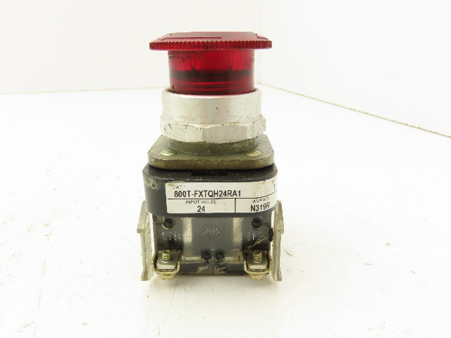 Allen Bradley 800T-FXTQH24RA1 Red Illuminated Push/Pull Button 30mm