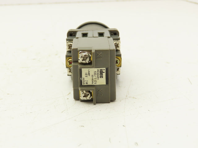 Idec LAMP 18V 2W White Illuminated Pushbutton 30mm