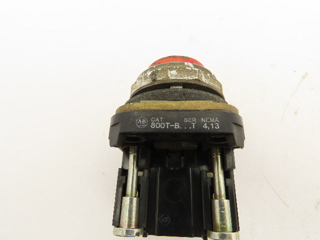 Allen Bradley 800T-B Series T Red Pushbutton 30mm Lot of 6