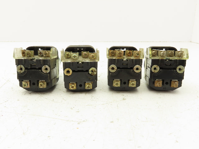Allen Bradley 800T-PT16 Green Illuminated Pushbutton 30mm Mixed Lot of 4