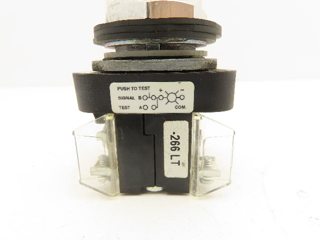 Allen Bradley 800T-QT10W Illuminated Clear Lens Pushbutton 30mm
