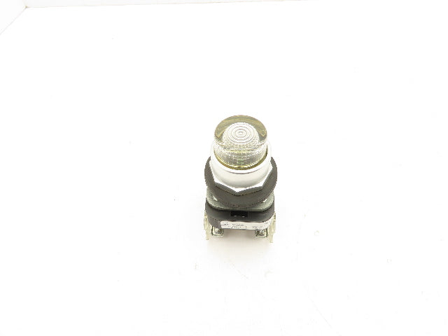Allen Bradley 800T-QT10W Illuminated Clear Lens Pushbutton 30mm