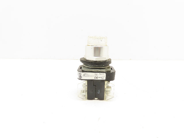 Allen Bradley 800T-QT10W Illuminated Clear Lens Pushbutton 30mm