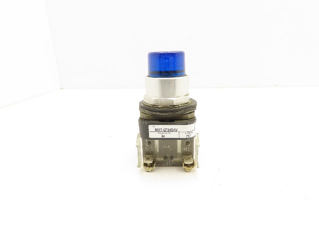 Allen Bradley 800T-QT24BAV Blue Illuminated Pushbutton 30mm