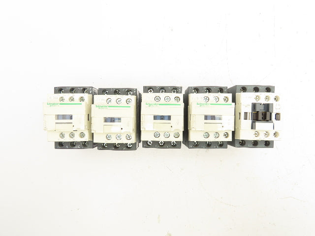 Schneider Electric LC1D09 Contactor 120V Coil 3 Pole Lot of 5