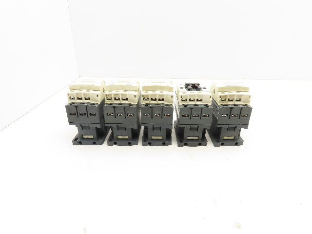 Schneider Electric LC1D09 Contactor 120V Coil 3 Pole Lot of 5