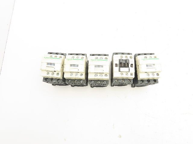 Schneider Electric LC1D09 Contactor 120V Coil 3 Pole Lot of 5