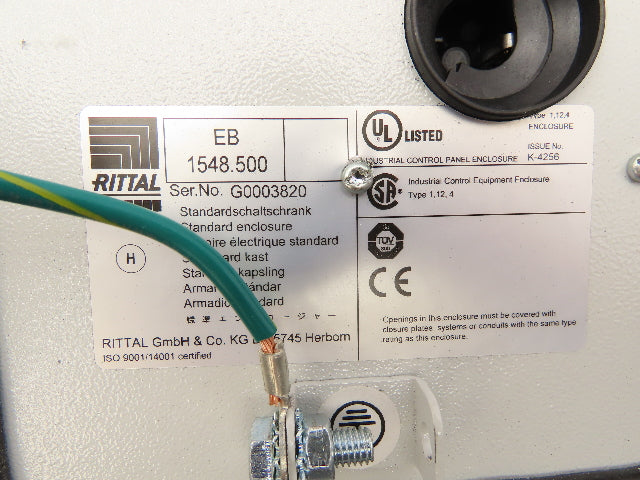 Dematic Manual Motor Circuit Breaker Contactor Disconnect Box 480V 140M-C2E-B63