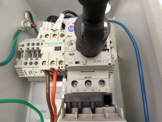 Dematic Manual Motor Circuit Breaker Contactor Disconnect Box 480V 140M-C2E-B63