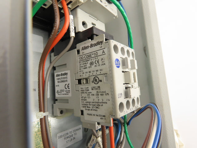 Dematic Manual Motor Circuit Breaker Contactor Disconnect Box 480V 140M-C2E-B63