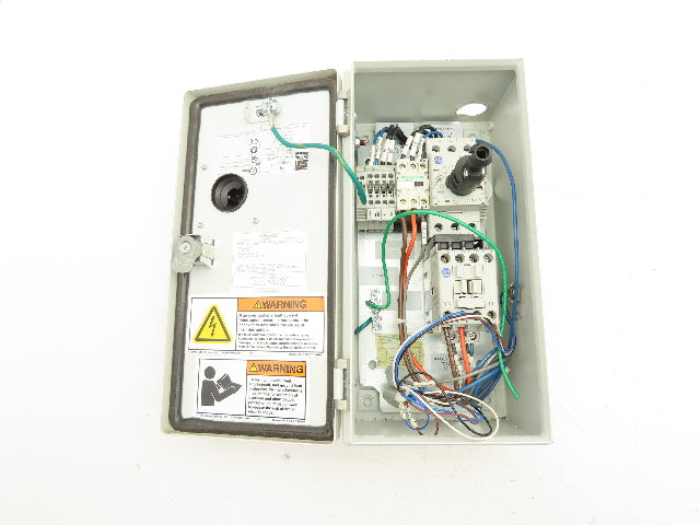 Dematic Manual Motor Circuit Breaker Contactor Disconnect Box 480V 140M-C2E-B63