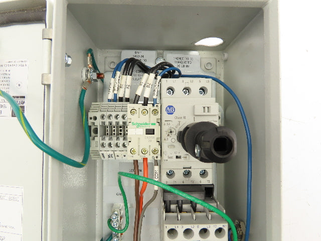 Dematic Manual Motor Circuit Breaker Contactor Disconnect Box 480V 140M-C2E-B63
