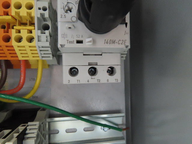 Dematic Manual Motor Circuit Breaker Contactor Disconnect Box 480V 140M-C2E-B40