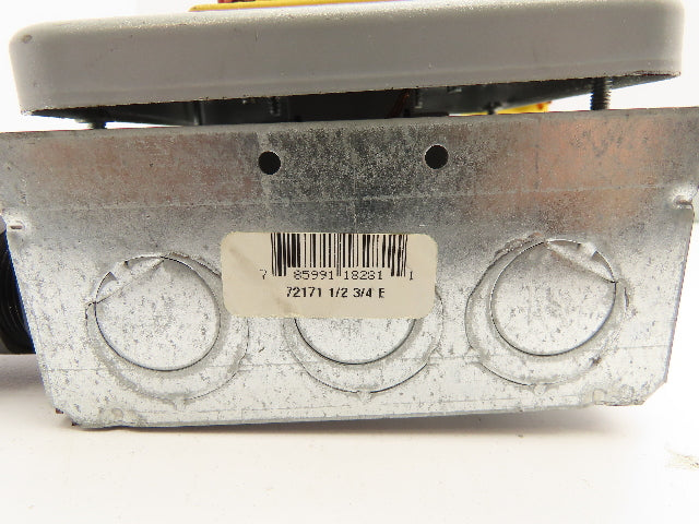 Siemens 3LD2203-OTK53 Rotary Disconnect Switch 2-Gang Steel Outlet Box Lot of 4