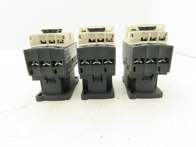 Schneider Electric LC1D25 Contactor 3 Pole 120V Coil Lot of 3