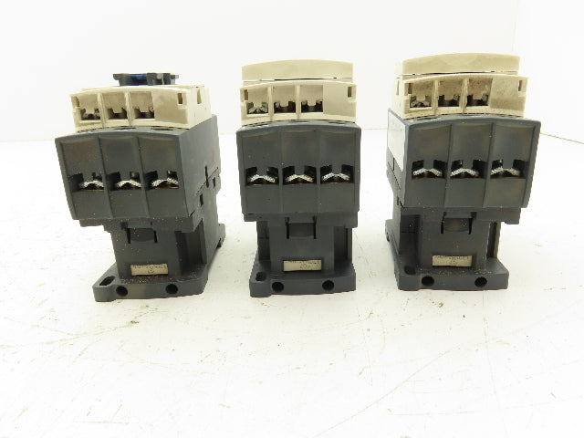 Schneider Electric LC1D25 Contactor 3 Pole 120V Coil Lot of 3