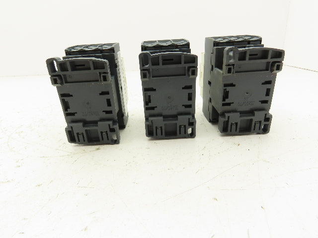 Schneider Electric LC1D25 Contactor 3 Pole 120V Coil Lot of 3