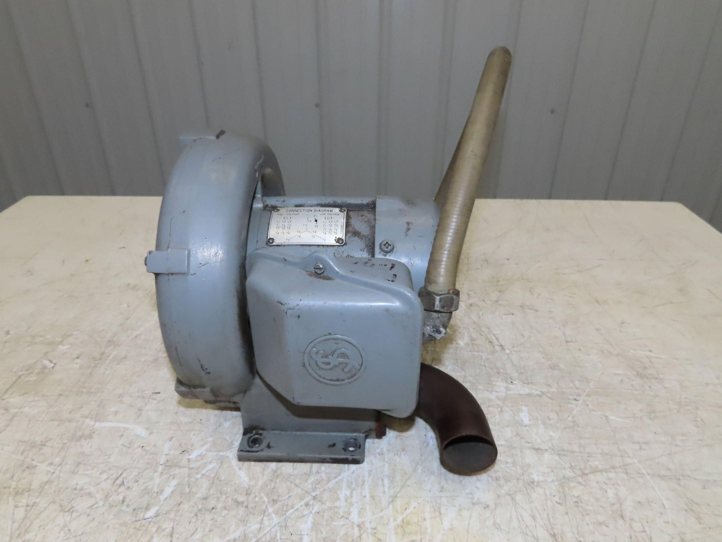 Cyclonair Rotron CH3 Regenerative Blower 54 CFM 1/2Hp 230/460V 3PH 1-3/4"