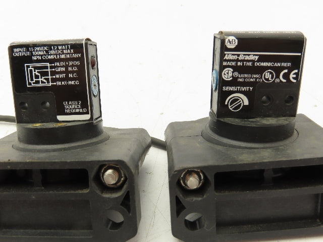 Allen Bradley 42SMR-7110 Photoswitch Trans Beam Receiver Source Ser B