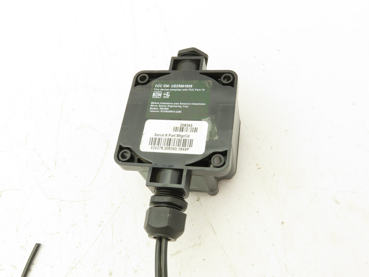 Banner DX80N9X1W-CM1L Sure Cross Condition Monitoring Node CM Series DX80