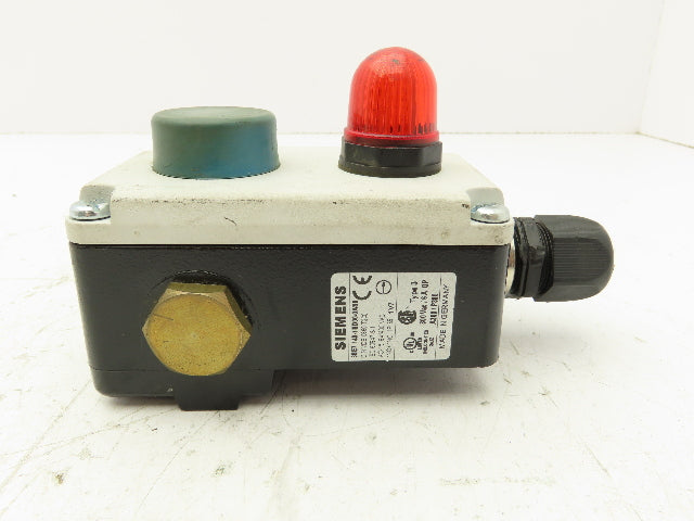 Siemens 38E7 140-1BD00-0A80 Rope Pull Grab Cable Switch E-Stop Spring Return