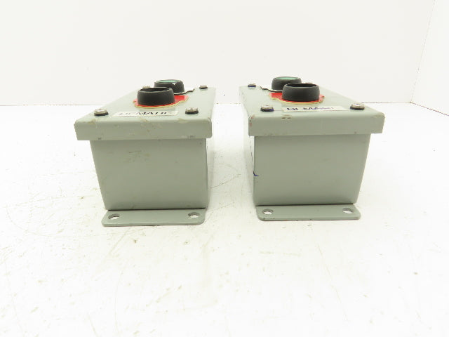 SCE-2PBI Pushbutton Control Station Enclosure Start/Stop 2-Button Box Lot of 2