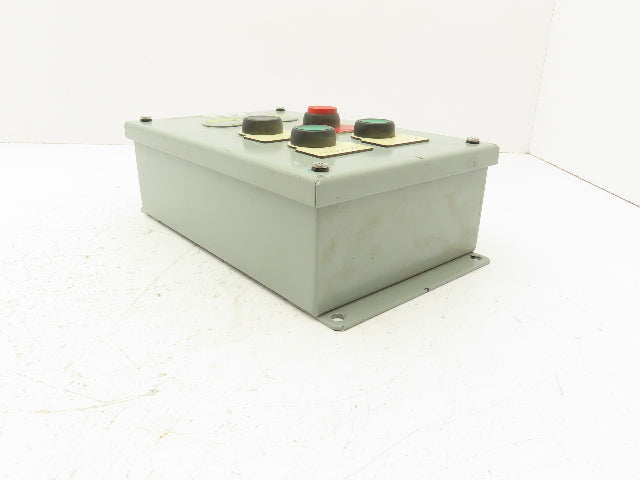 SCE-6PBI Pushbutton Control Station Enclosure Start/Stop/Reset 6-Button Box