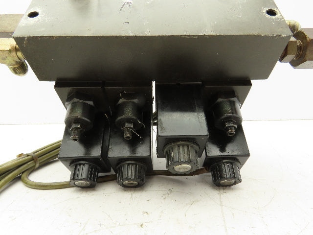 Kayaba DSGS-ACB-02-D24-D-1 Directional Solenoid Valve 4-Station Manifold 24VDC