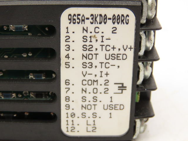 Watlow 965A-3KD0-00RG Temperature Control Module PLC Display