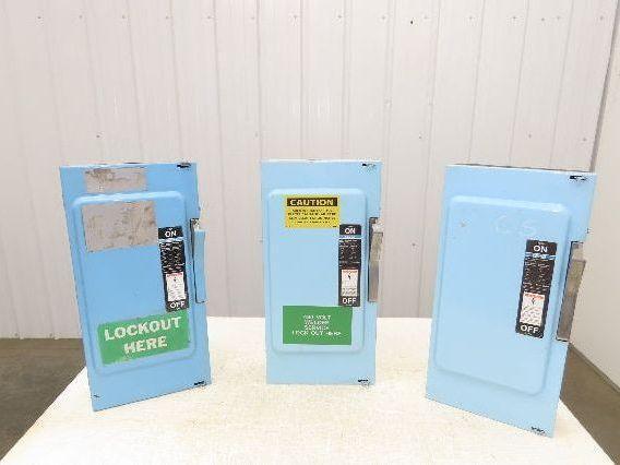 Siemens F353 I-T-E Heavy Duty Safety Disconnect Switch 100A 600V 3Ph Fused