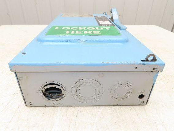 Siemens F353 I-T-E Heavy Duty Safety Disconnect Switch 100A 600V 3Ph Fused