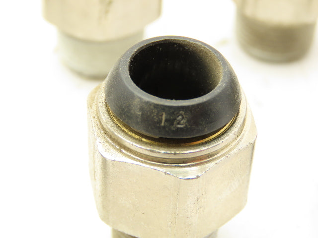 Parker W68PLP-12M-6R Prestolok Push To Connect 12mm x 3/8" BSPT Lot of 16