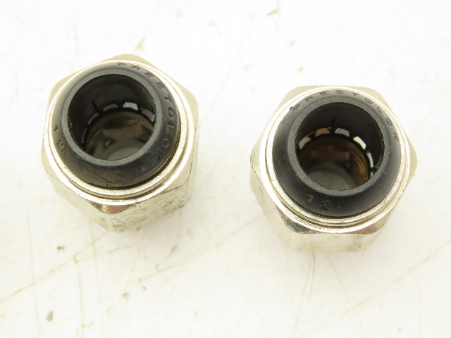 Parker W68PLP-12M-6R Prestolok Push To Connect 12mm x 3/8" BSPT Lot of 16