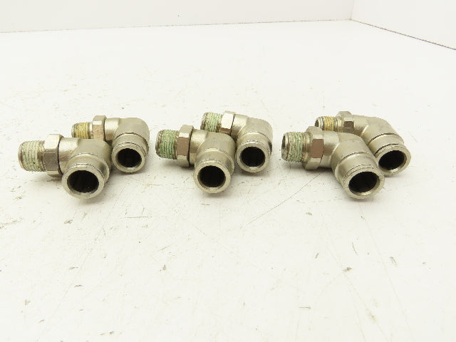 Norgren 101471238 Pneufit Swivel Male Elbow 12mm OD Tube 3/8" BSPT Lot of 6