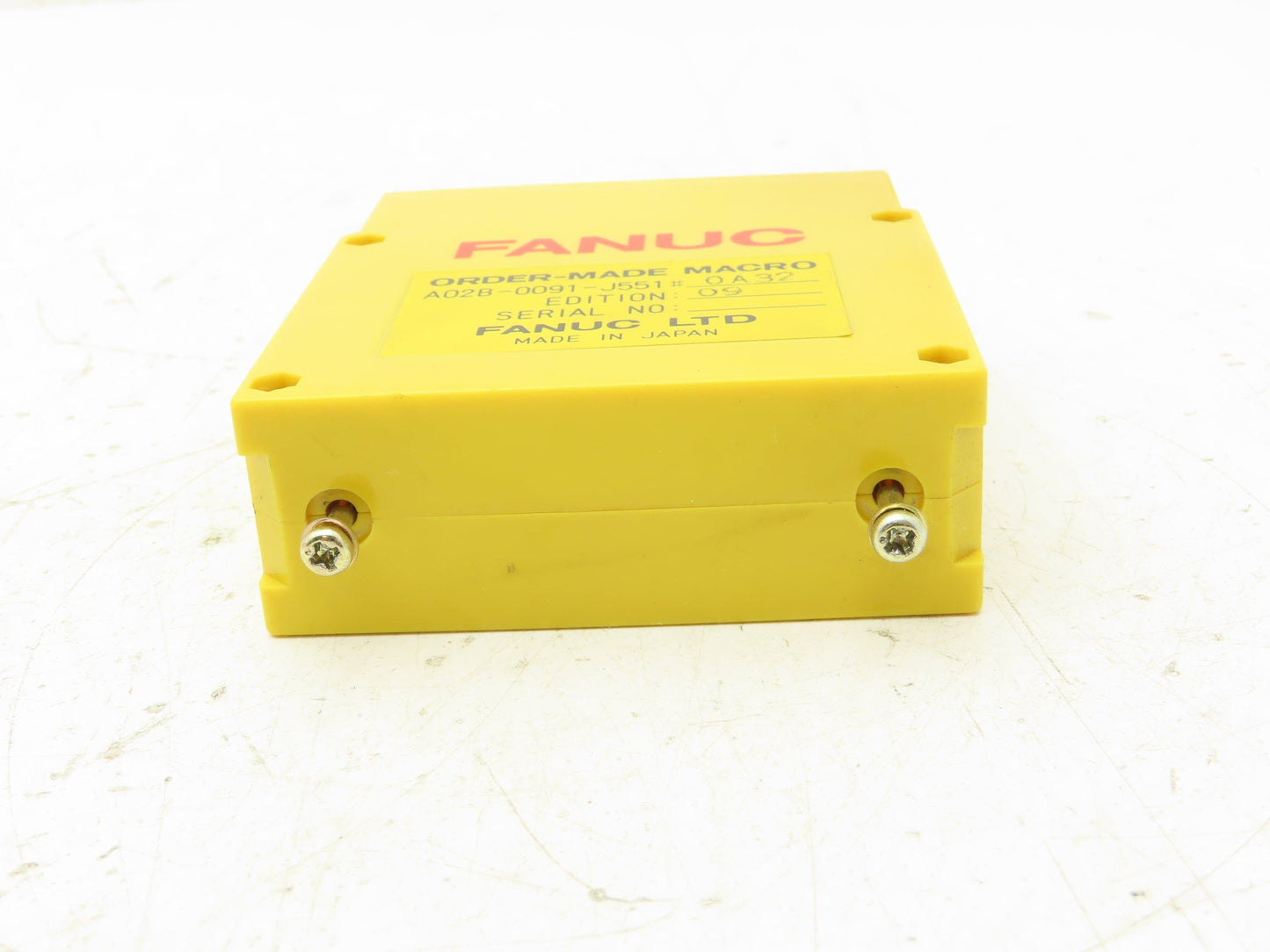 Fanuc A02B-0091-J551 PLC Macro Memory Module 09 Edition #0A32