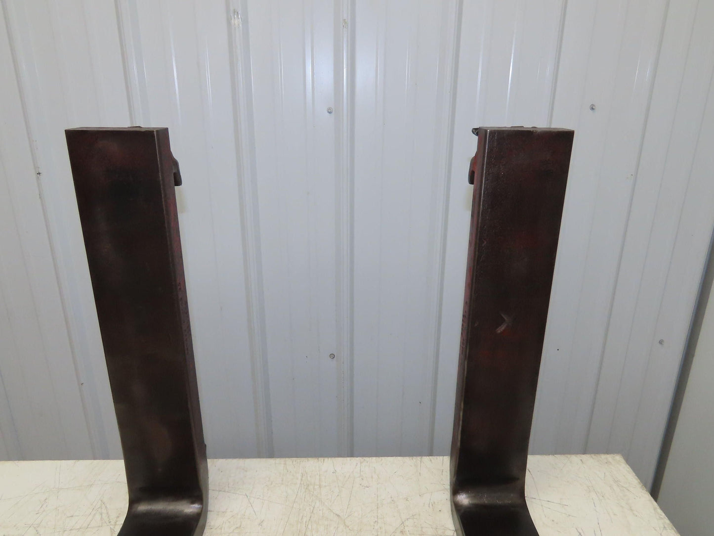 Kenhar K-347 4x42" Class 2 Steel Forklift Forks Tines 16" Carriage 1-Pair
