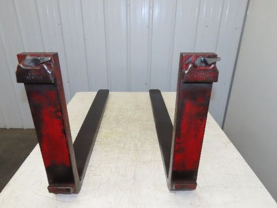 Kenhar K-347 4x42" Class 2 Steel Forklift Forks Tines 16" Carriage 1-Pair