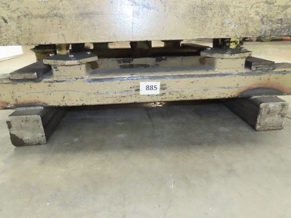 Heavy Duty Pallet Turntable 49x49" Top 18" High 1/4" Steel Plate 2500lbs
