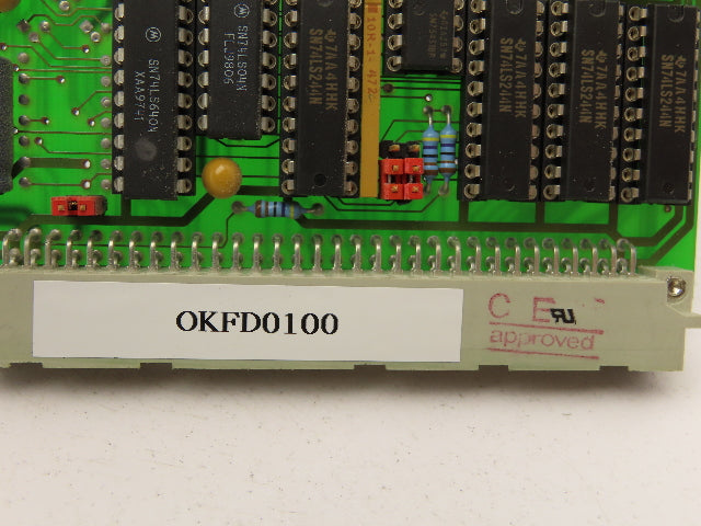 Celio OKFD0100 Graphic Art PLC Slot Rack Control Card Viscolor 2200