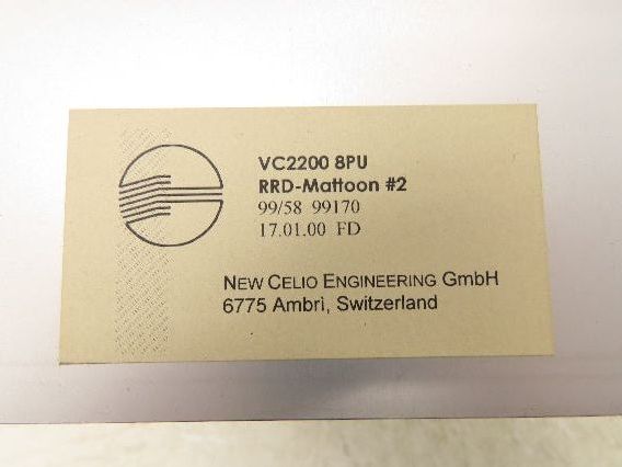 Celio VC2200 8PU PLC Slot Rack Viscolor 2200