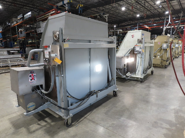 MTC Hydraulic Tote Dumper 2-Bin 1/2 Yd Hopper Tipper 2000Lb 5Hp 460V