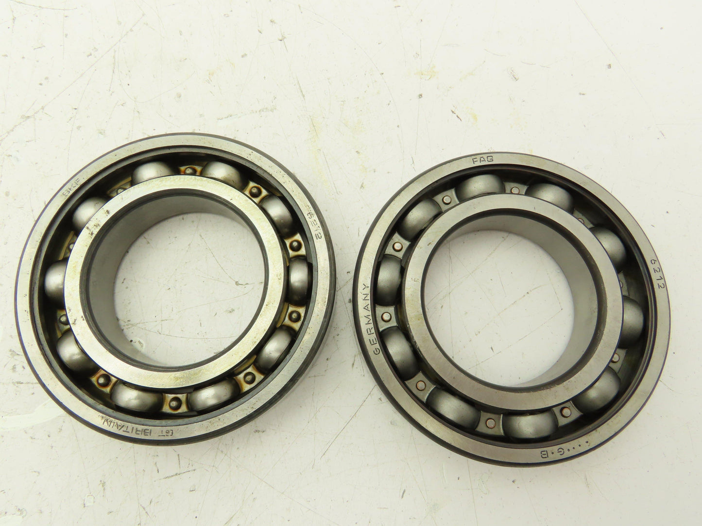 Fag 6212 Deep Groove Ball Bearing 60 mm ID 110 mm OD Lot of 2