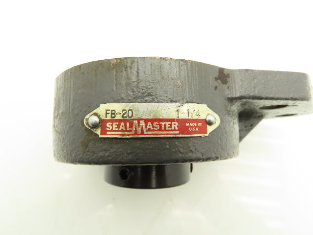 Sealmaster FB-20 Flange Bracket Bearing 1-1/4" Bore 3-Bolt