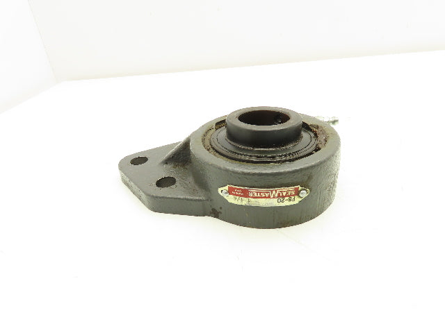Sealmaster FB-20 Flange Bracket Bearing 1-1/4" Bore 3-Bolt