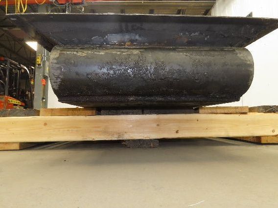 Shin Myung Magnetic Chip Conveyor with Drag Chain Scraper 14"x51" Infeed 220V
